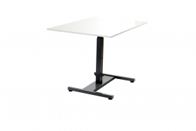Höj och sänkbart skrivbord Ergofunk Easy 1 pelare inkl. bordsskiva - Svart - Skrivbord - Höj- och sänkbara skrivbord för företag och kontor