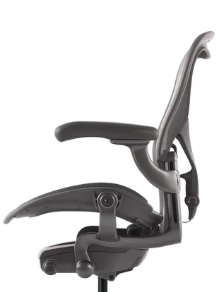Reglage för Harmonic 2 Tilt och framåtlutning på Herman Miller Aeron