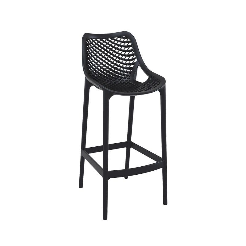 AIR BAR 75 - En modern barstol - Svart - Utemöbler - Siesta Exclusive - Barstolar - Barstolar utomhus