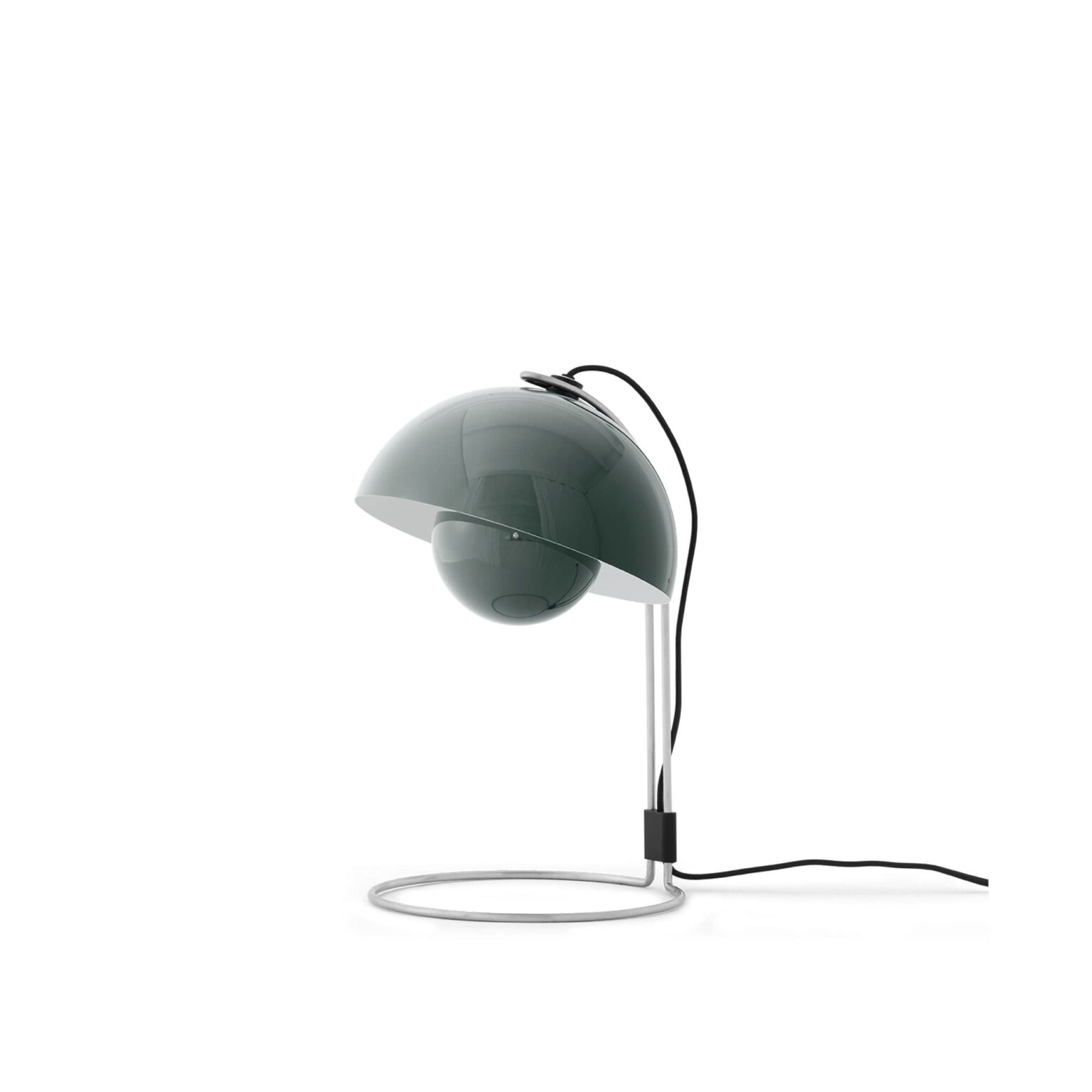 Flowerpot VP4 desk lamp - modern design with steel and aluminium construction in various color options